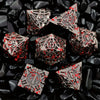 Ultimate RPG Experience: 7-Piece Stylish Metal Dice Set - Precision & Durability for Tabletop Games | Perfect Gamer Gift