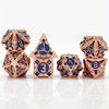 Ultimate RPG Experience: 7-Piece Stylish Metal Dice Set - Precision & Durability for Tabletop Games | Perfect Gamer Gift