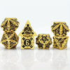 Ultimate RPG Experience: 7-Piece Stylish Metal Dice Set - Precision & Durability for Tabletop Games | Perfect Gamer Gift