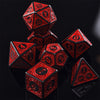 Premium 7-Die Polyhedral Dice Set - Enhanced Gaming Experience for TRPG, DND & Board Games - Ideal for Beginners & Pros, Includes D4, D6, D8, D10, D12, D20 - Perfect Math Game Tool & Unforgettable Gaming Gift