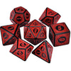 Premium 7-Die Polyhedral Dice Set - Enhanced Gaming Experience for TRPG, DND & Board Games - Ideal for Beginners & Pros, Includes D4, D6, D8, D10, D12, D20 - Perfect Math Game Tool & Unforgettable Gaming Gift