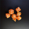 7-Piece Galaxy Style Dice Set - Premium, Precision-Crafted Faceted Dice for Immersive TRPG and Dungeons & Dragons Board Games - Ideal Gift for Gamers and D&D Enthusiasts