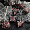 Ultimate RPG Experience: 7-Piece Stylish Metal Dice Set - Precision & Durability for Tabletop Games | Perfect Gamer Gift