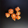 7-Piece Galaxy Style Dice Set - Premium, Precision-Crafted Faceted Dice for Immersive TRPG and Dungeons & Dragons Board Games - Ideal Gift for Gamers and D&D Enthusiasts