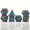 Ultimate RPG Experience: 7-Piece Stylish Metal Dice Set - Precision & Durability for Tabletop Games | Perfect Gamer Gift