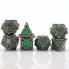 Ultimate RPG Experience: 7-Piece Stylish Metal Dice Set - Precision & Durability for Tabletop Games | Perfect Gamer Gift