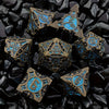 Ultimate RPG Experience: 7-Piece Stylish Metal Dice Set - Precision & Durability for Tabletop Games | Perfect Gamer Gift