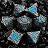 Ultimate RPG Experience: 7-Piece Stylish Metal Dice Set - Precision & Durability for Tabletop Games | Perfect Gamer Gift