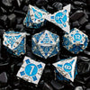 Ultimate RPG Experience: 7-Piece Stylish Metal Dice Set - Precision & Durability for Tabletop Games | Perfect Gamer Gift