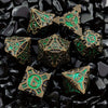 Ultimate RPG Experience: 7-Piece Stylish Metal Dice Set - Precision & Durability for Tabletop Games | Perfect Gamer Gift