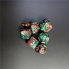 7-Piece Galaxy Style Dice Set - Premium, Precision-Crafted Faceted Dice for Immersive TRPG and Dungeons & Dragons Board Games - Ideal Gift for Gamers and D&D Enthusiasts