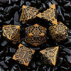 Ultimate RPG Experience: 7-Piece Stylish Metal Dice Set - Precision & Durability for Tabletop Games | Perfect Gamer Gift