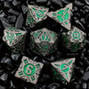 Ultimate RPG Experience: 7-Piece Stylish Metal Dice Set - Precision & Durability for Tabletop Games | Perfect Gamer Gift