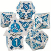 Ultimate RPG Experience: 7-Piece Stylish Metal Dice Set - Precision & Durability for Tabletop Games | Perfect Gamer Gift