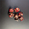 7-Piece Galaxy Style Dice Set - Premium, Precision-Crafted Faceted Dice for Immersive TRPG and Dungeons & Dragons Board Games - Ideal Gift for Gamers and D&D Enthusiasts