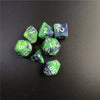 7-Piece Galaxy Style Dice Set - Premium, Precision-Crafted Faceted Dice for Immersive TRPG and Dungeons & Dragons Board Games - Ideal Gift for Gamers and D&D Enthusiasts