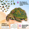 Wooden Jigsaw Puzzles For Adults&14+ Years, Table Games Magic Puzzles, Unique Irregular Shaped Wood Puzzles Make A Perfect Gift For Holiday, Christmas, Birthday, Fathers Day, Mothers Day, Wise Turtle