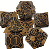 Ultimate RPG Experience: 7-Piece Stylish Metal Dice Set - Precision & Durability for Tabletop Games | Perfect Gamer Gift