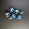 7-Piece Galaxy Style Dice Set - Premium, Precision-Crafted Faceted Dice for Immersive TRPG and Dungeons & Dragons Board Games - Ideal Gift for Gamers and D&D Enthusiasts