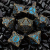 Ultimate RPG Experience: 7-Piece Stylish Metal Dice Set - Precision & Durability for Tabletop Games | Perfect Gamer Gift
