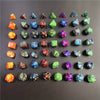 7-Piece Galaxy Style Dice Set - Premium, Precision-Crafted Faceted Dice for Immersive TRPG and Dungeons & Dragons Board Games - Ideal Gift for Gamers and D&D Enthusiasts