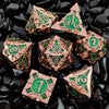 Ultimate RPG Experience: 7-Piece Stylish Metal Dice Set - Precision & Durability for Tabletop Games | Perfect Gamer Gift
