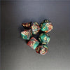 7-Piece Galaxy Style Dice Set - Premium, Precision-Crafted Faceted Dice for Immersive TRPG and Dungeons & Dragons Board Games - Ideal Gift for Gamers and D&D Enthusiasts