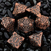 Ultimate RPG Experience: 7-Piece Stylish Metal Dice Set - Precision & Durability for Tabletop Games | Perfect Gamer Gift