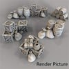 28mm DnD Terrain Cargo Piles for DND, Wargame, Pathfinder, Scatterplot, Tabletop Games, Miniatures