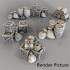 28mm DnD Terrain Cargo Piles for DND, Wargame, Pathfinder, Scatterplot, Tabletop Games, Miniatures