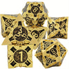 Ultimate RPG Experience: 7-Piece Stylish Metal Dice Set - Precision & Durability for Tabletop Games | Perfect Gamer Gift
