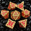 Ultimate RPG Experience: 7-Piece Stylish Metal Dice Set - Precision & Durability for Tabletop Games | Perfect Gamer Gift