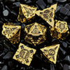 Ultimate RPG Experience: 7-Piece Stylish Metal Dice Set - Precision & Durability for Tabletop Games | Perfect Gamer Gift