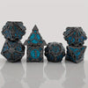 Ultimate RPG Experience: 7-Piece Stylish Metal Dice Set - Precision & Durability for Tabletop Games | Perfect Gamer Gift