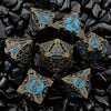 Ultimate RPG Experience: 7-Piece Stylish Metal Dice Set - Precision & Durability for Tabletop Games | Perfect Gamer Gift
