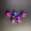 7-Piece Galaxy Style Dice Set - Premium, Precision-Crafted Faceted Dice for Immersive TRPG and Dungeons & Dragons Board Games - Ideal Gift for Gamers and D&D Enthusiasts