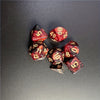7-Piece Galaxy Style Dice Set - Premium, Precision-Crafted Faceted Dice for Immersive TRPG and Dungeons & Dragons Board Games - Ideal Gift for Gamers and D&D Enthusiasts