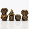Ultimate RPG Experience: 7-Piece Stylish Metal Dice Set - Precision & Durability for Tabletop Games | Perfect Gamer Gift