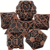 Ultimate RPG Experience: 7-Piece Stylish Metal Dice Set - Precision & Durability for Tabletop Games | Perfect Gamer Gift