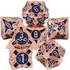 Ultimate RPG Experience: 7-Piece Stylish Metal Dice Set - Precision & Durability for Tabletop Games | Perfect Gamer Gift