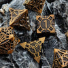 Ultimate RPG Experience: 7-Piece Stylish Metal Dice Set - Precision & Durability for Tabletop Games | Perfect Gamer Gift
