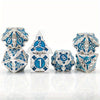 Ultimate RPG Experience: 7-Piece Stylish Metal Dice Set - Precision & Durability for Tabletop Games | Perfect Gamer Gift