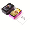 Witches Tarot Deck, Tin Box, Gilded Edge, Astrology Divination Fate Card, English Version Board Games With Meaning On The Cards, gaming gift