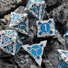 Ultimate RPG Experience: 7-Piece Stylish Metal Dice Set - Precision & Durability for Tabletop Games | Perfect Gamer Gift