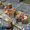 28mm DnD Terrain Cargo Piles for DND, Wargame, Pathfinder, Scatterplot, Tabletop Games, Miniatures