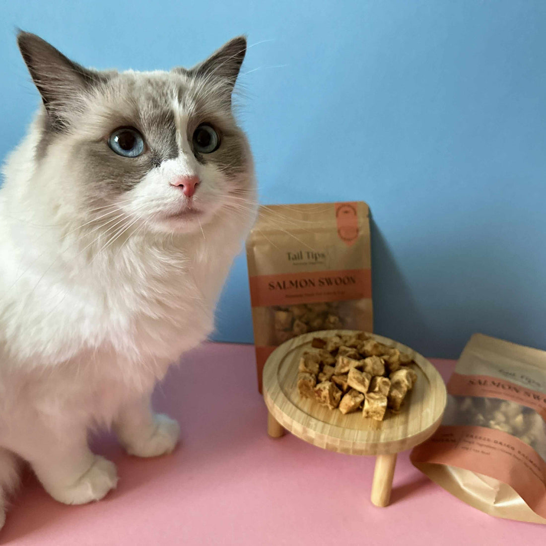 Salmon Swoon - 100% Freeze-Dried Salmon Treats | Pure & Natural | Tail Tips UK | Shop Brit | UK Pet Shop | 