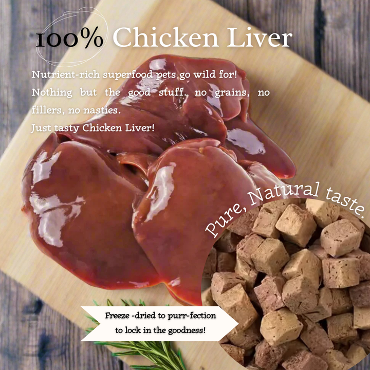 Liver Rush - 100% Freeze-Dried Chicken Liver Treats | High-Value | Tail Tips UK | Shop Brit | UK Pet Shop | Pet Treats