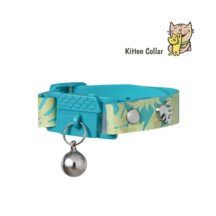 KITTYRAMA KITTEN BOTANICALS JUNGLE COLLAR - Quick Release, Breakaway, Hypoallergenic | Shop Brit | UK Pet Shop | Cat Supplies