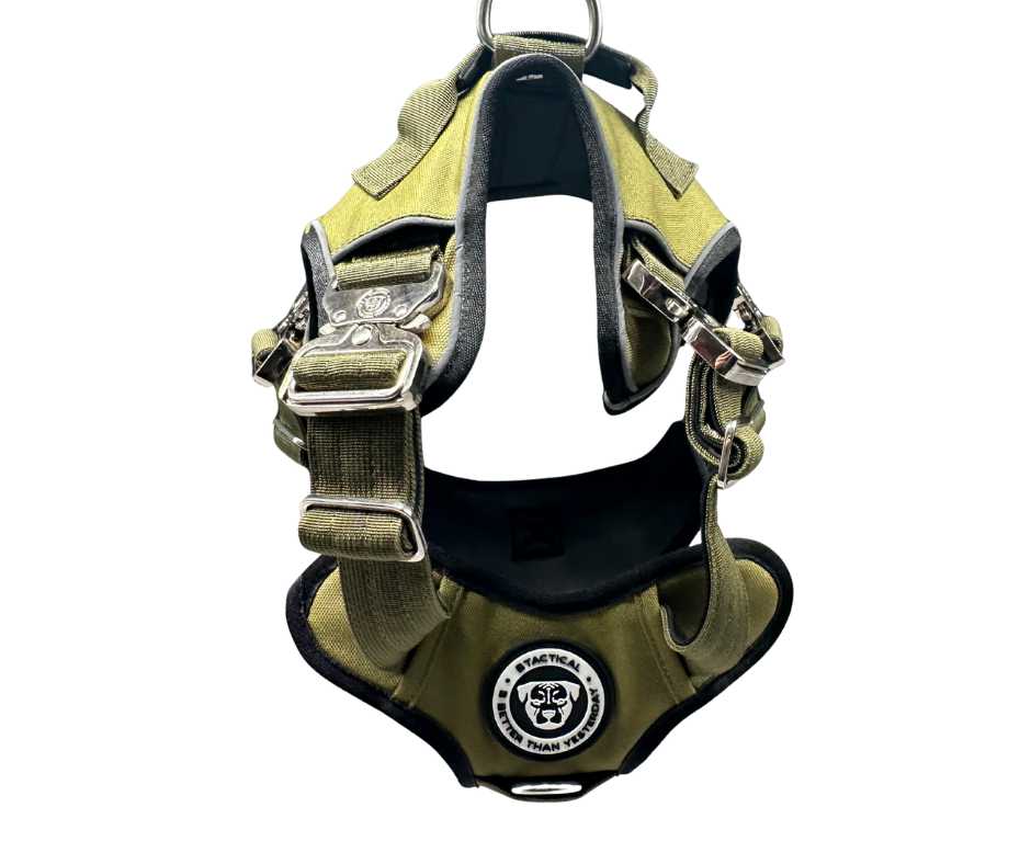The No Pull Ultimate BTactical™ Harness | Khaki Green