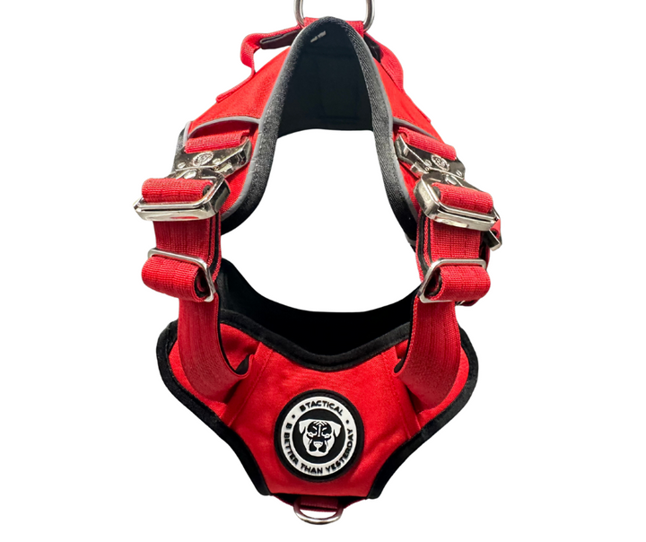 The No Pull Ultimate BTactical™ Harness | Citrus Red